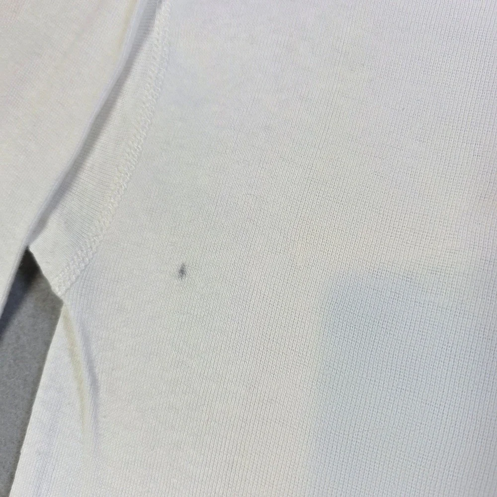Vintage Made in USA All Cotton Long Sleeve Thermal Undershirt White XL